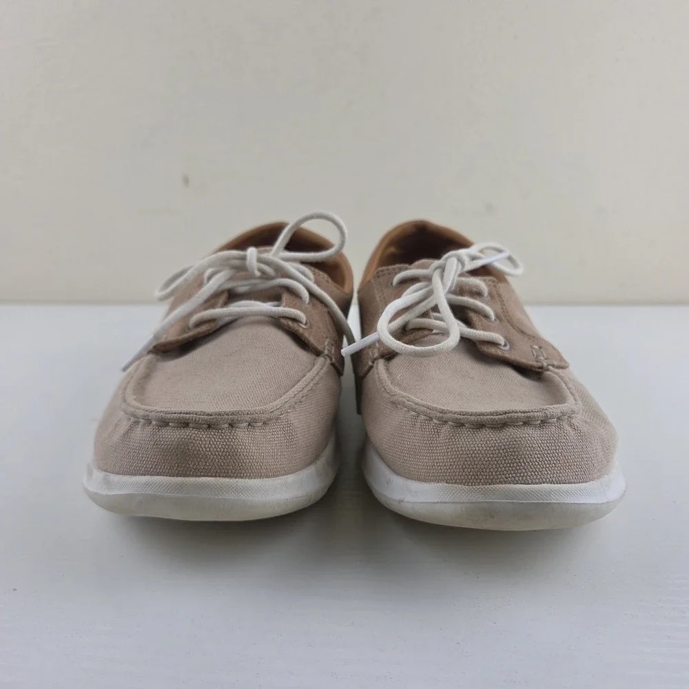 Skechers GoWalk On-The-Go Gen 5 Tan Boat Deck Casual Shoes Women's Size 8.5